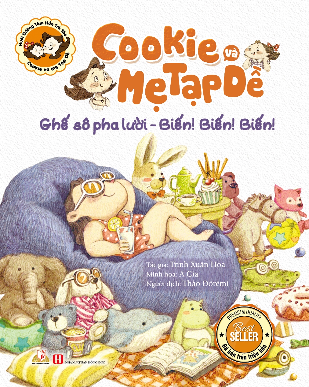 cookie và mẹ tạp dề - ghế sô pha lười - biến! biến! biến! - Ảnh 2