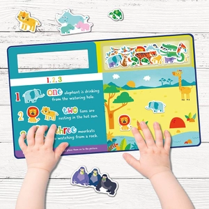 counting wild animals (play felt educational) - Ảnh 4