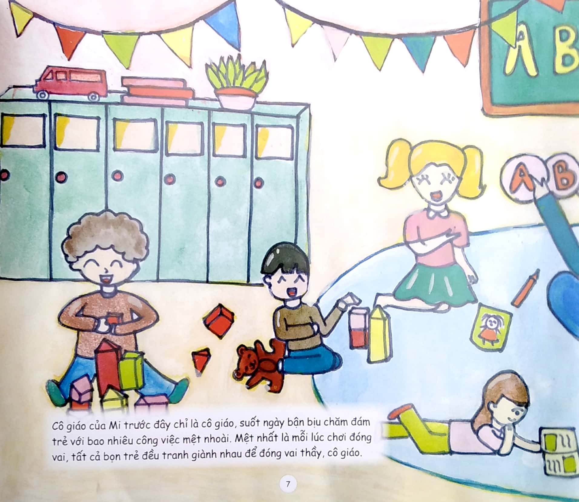 covid trong mắt trẻ thơ (song ngữ) - cô giáo phù thủy - Ảnh 4