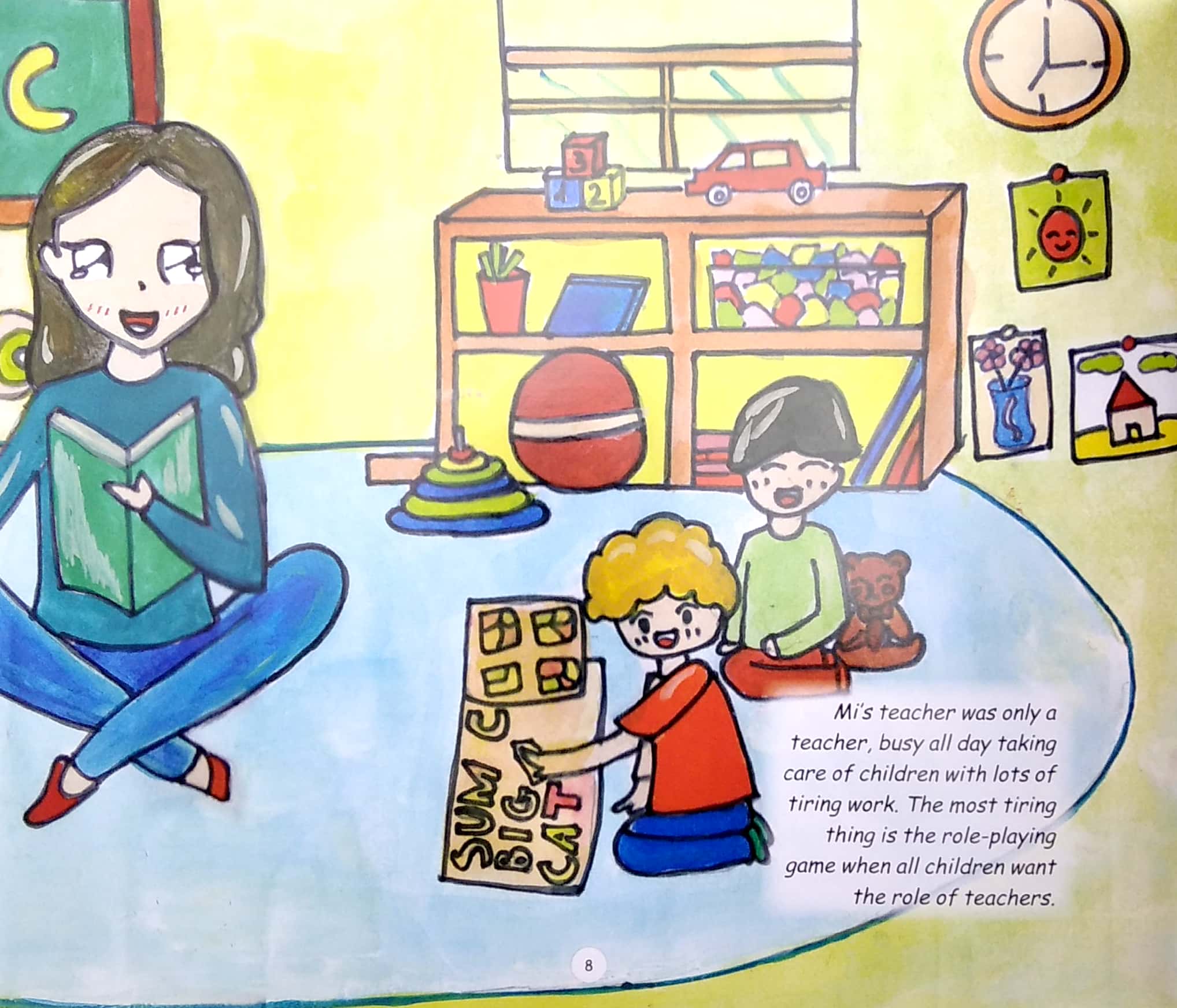 covid trong mắt trẻ thơ (song ngữ) - cô giáo phù thủy - Ảnh 5