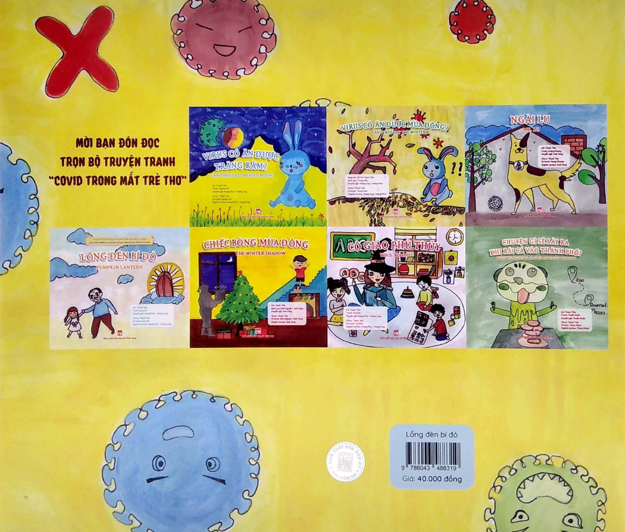 covid trong mắt trẻ thơ (song ngữ) - lồng đèn bí đỏ - Ảnh 10