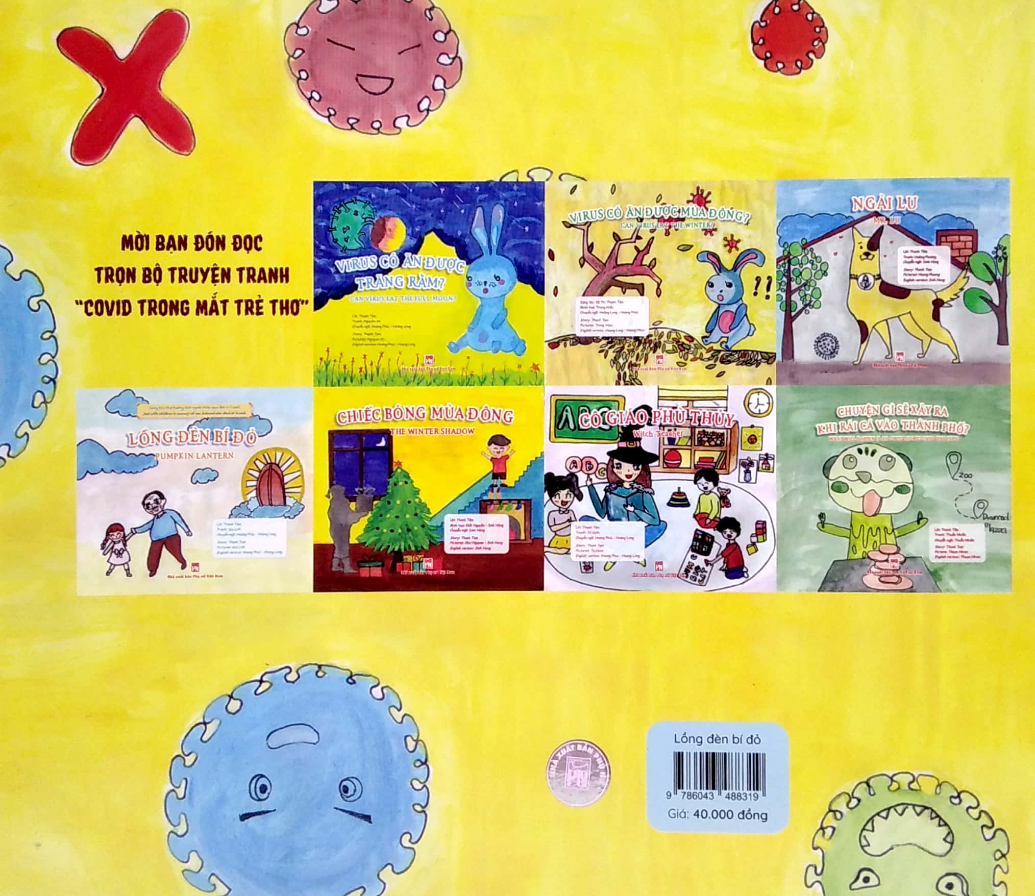 covid trong mắt trẻ thơ (song ngữ) - lồng đèn bí đỏ - Ảnh 5