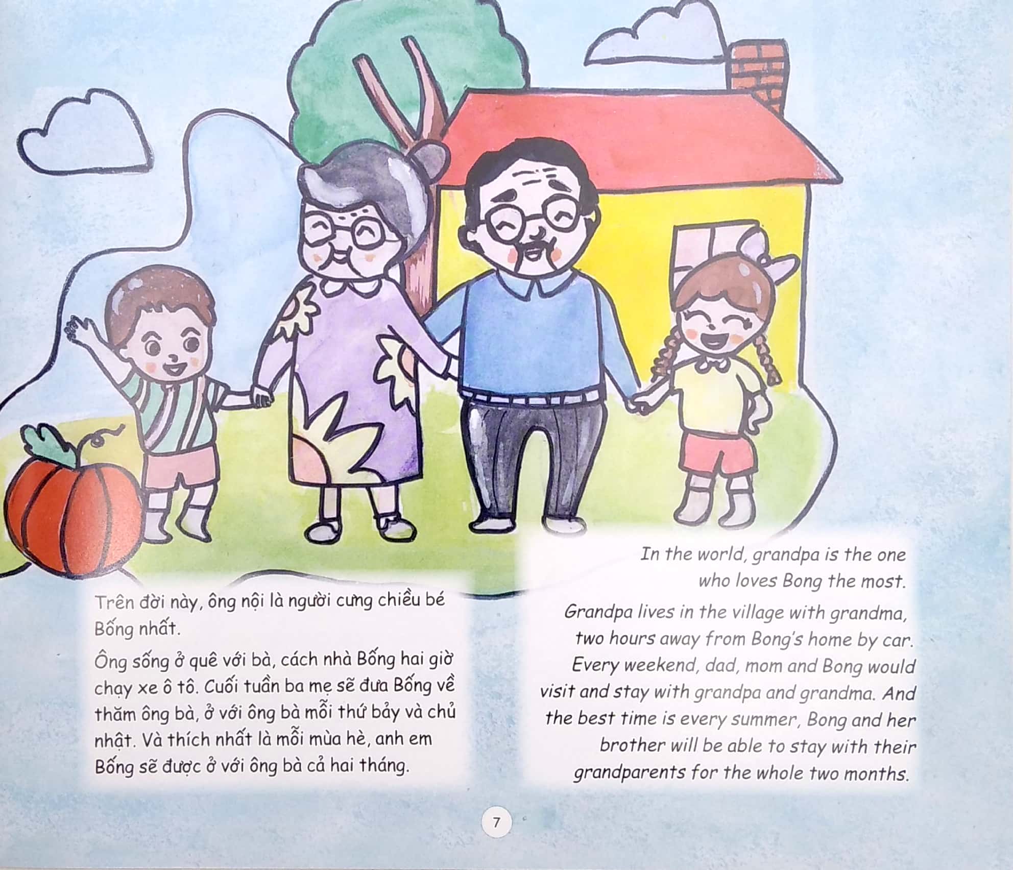 covid trong mắt trẻ thơ (song ngữ) - lồng đèn bí đỏ - Ảnh 6