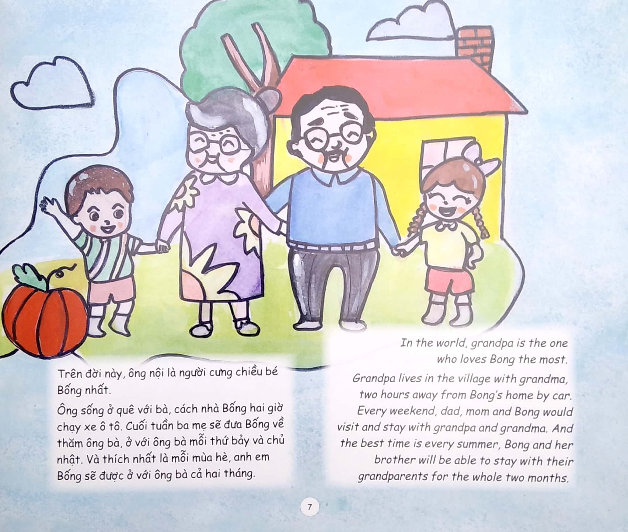 covid trong mắt trẻ thơ (song ngữ) - lồng đèn bí đỏ - Ảnh 9