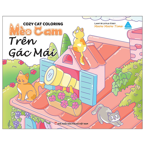Cozy Cat Coloring - Mèo Cam Trên Gác Mái