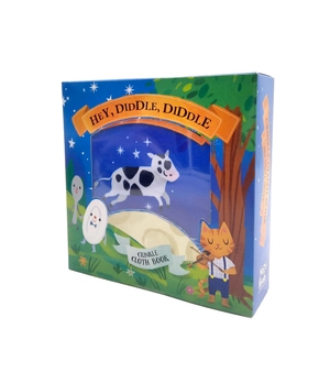 crinkly cloth book - hey, diddle, diddle - Ảnh 3