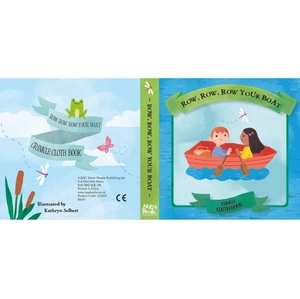 crinkly cloth book - row, row, row your boat - Ảnh 3