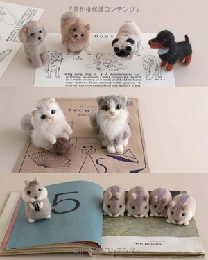 ct adorable felted animals - Ảnh 4