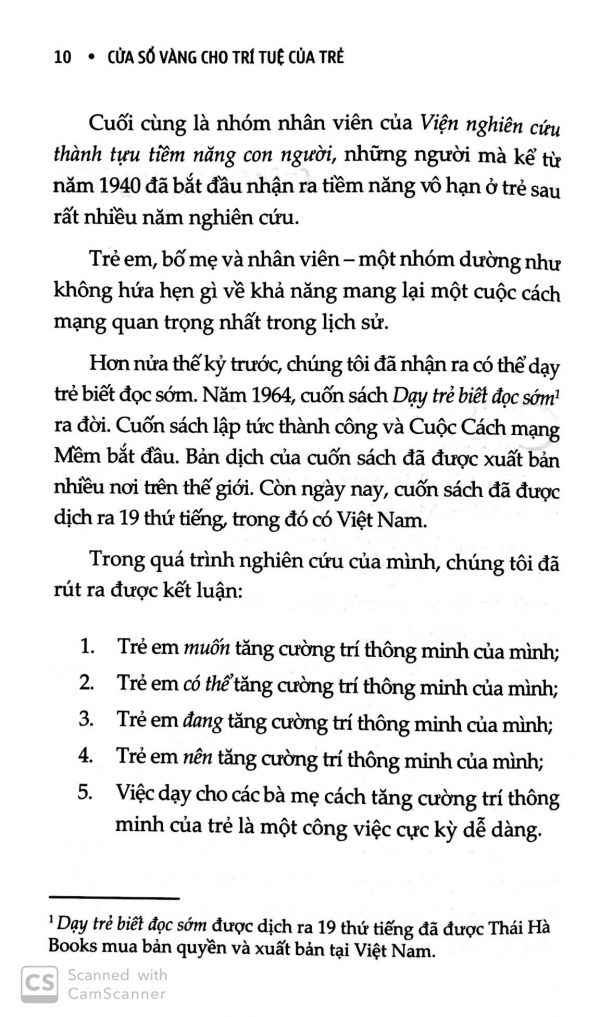 cửa sổ vàng cho trí tuệ của trẻ - Ảnh 4
