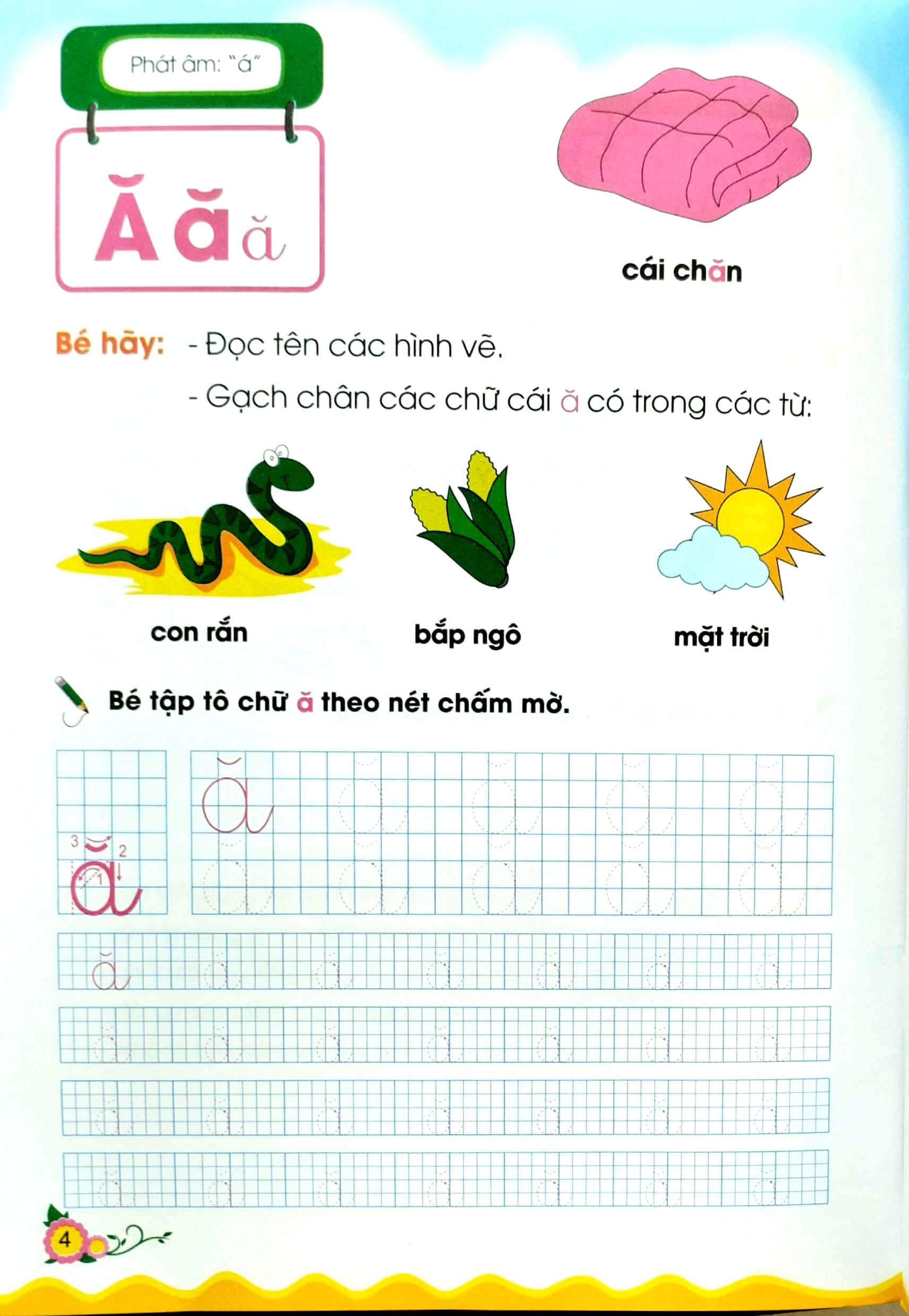 cùng bé bước vào lớp 1 - bé học chữ cái và tập tô abcd - Ảnh 5