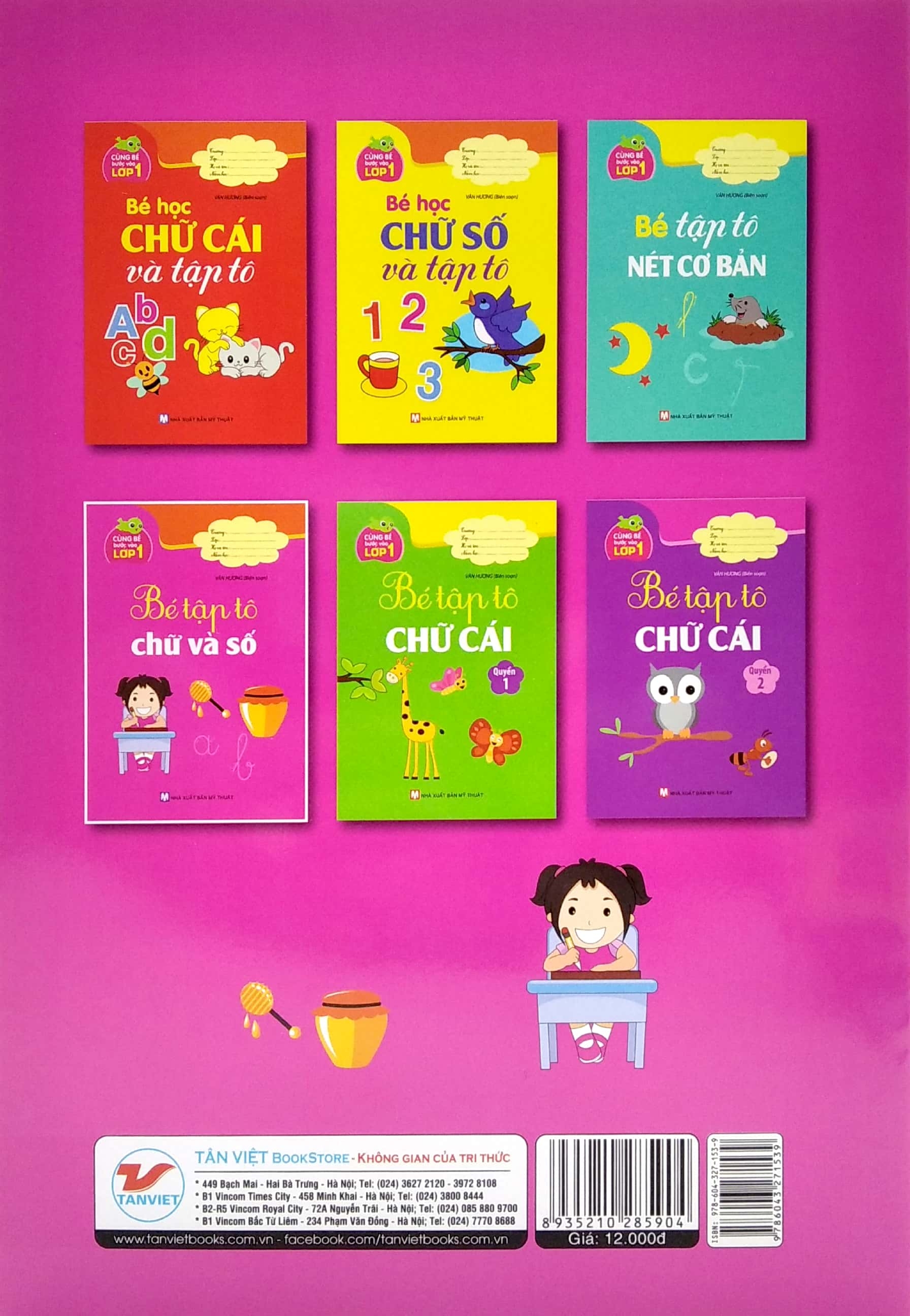 cùng bé bước vào lớp 1 - bé tập tô chữ và số - Ảnh 7