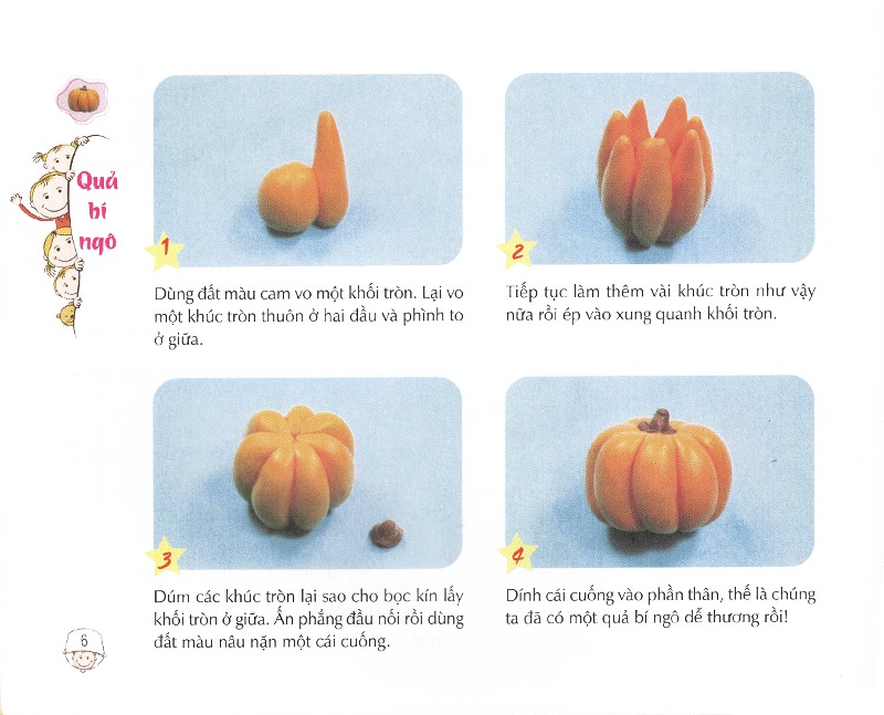 cùng bé chơi đất nặn - bé nặn hoa, quả, các món ăn ngon, những đồ vật thân quen (tuổi 3+) - Ảnh 9