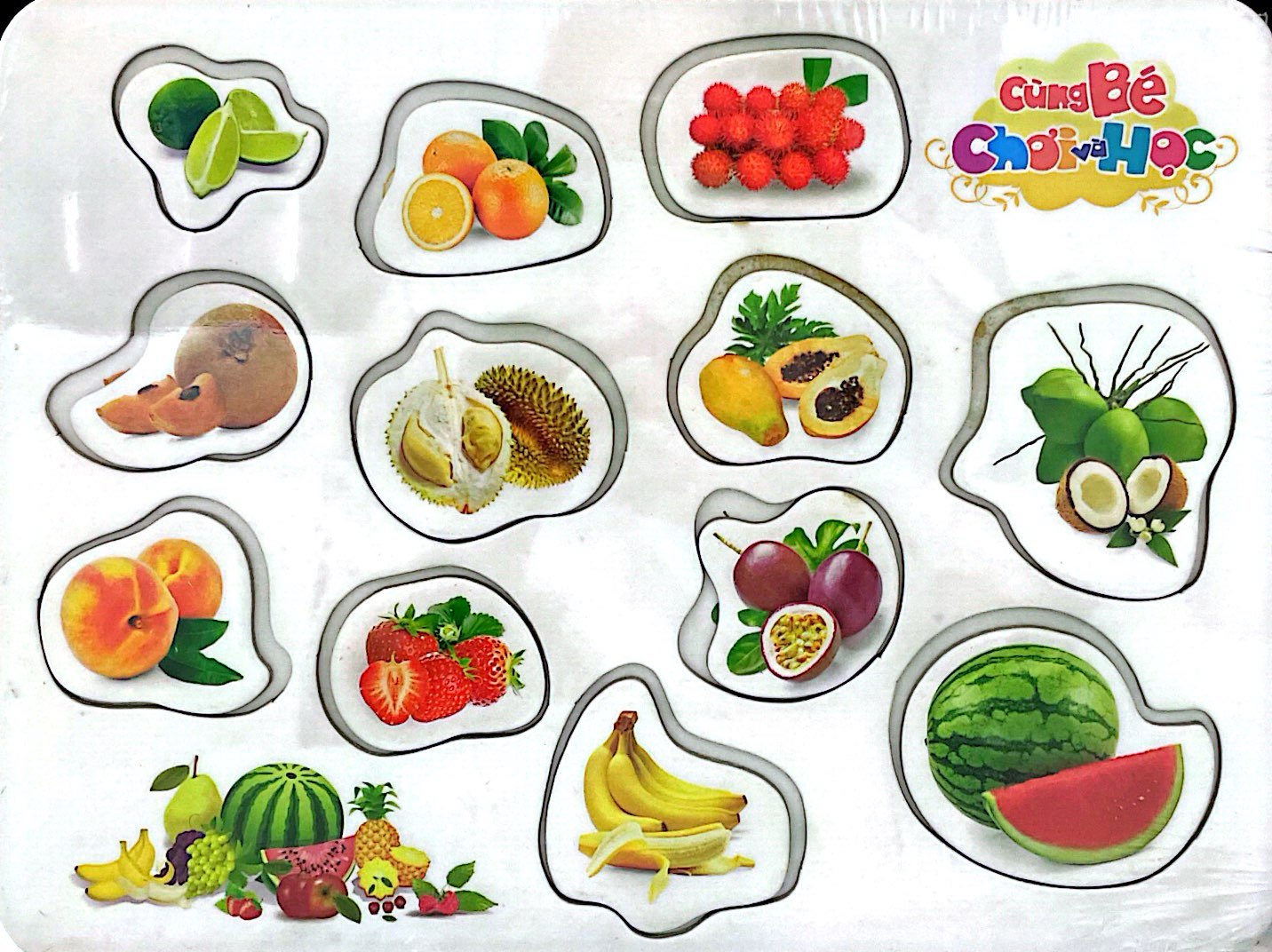 cùng bé chơi và học - chủ đề trái cây - Ảnh 3