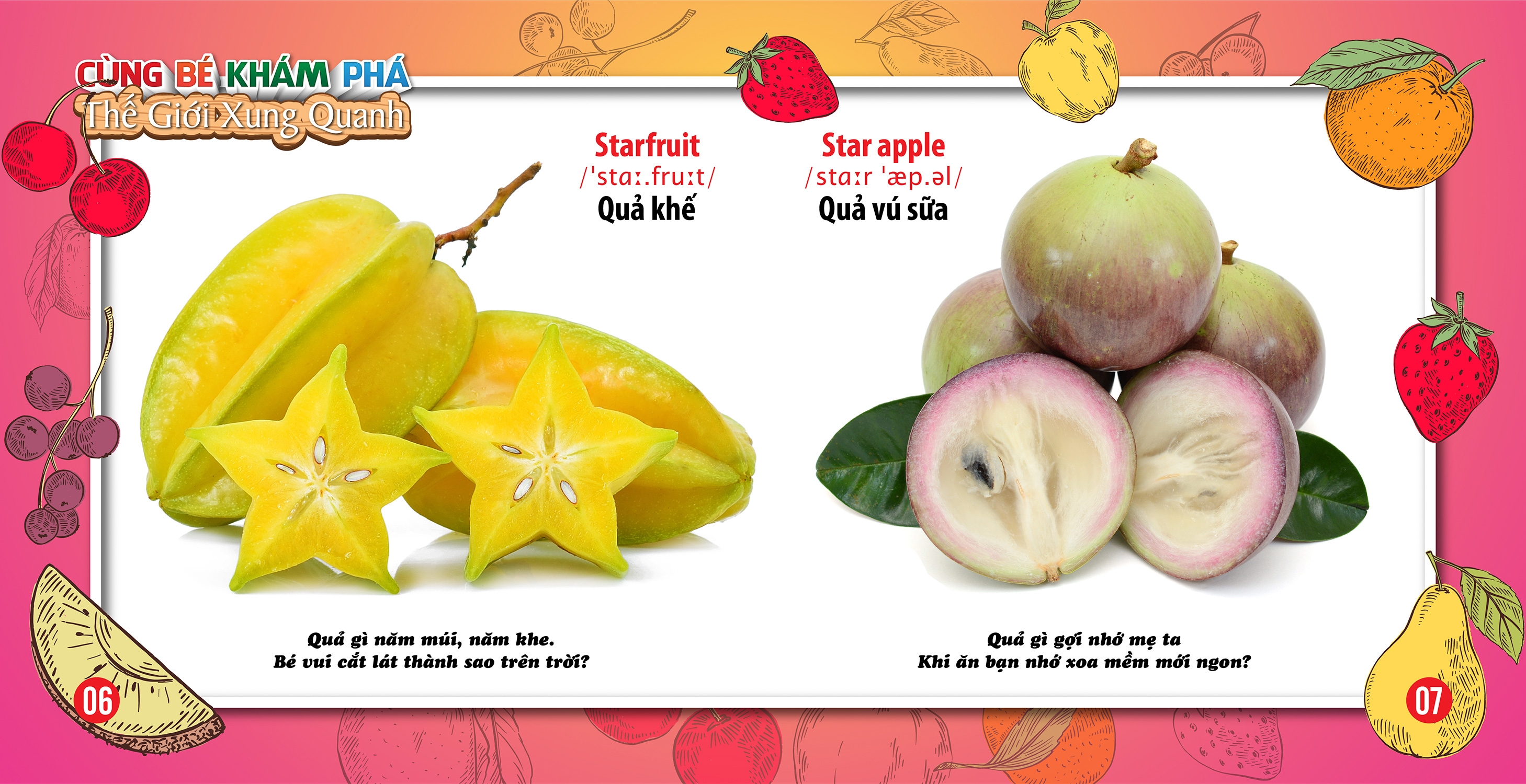 cùng bé khám phá thế giới xung quanh - trái cây (sách song ngữ) - Ảnh 5