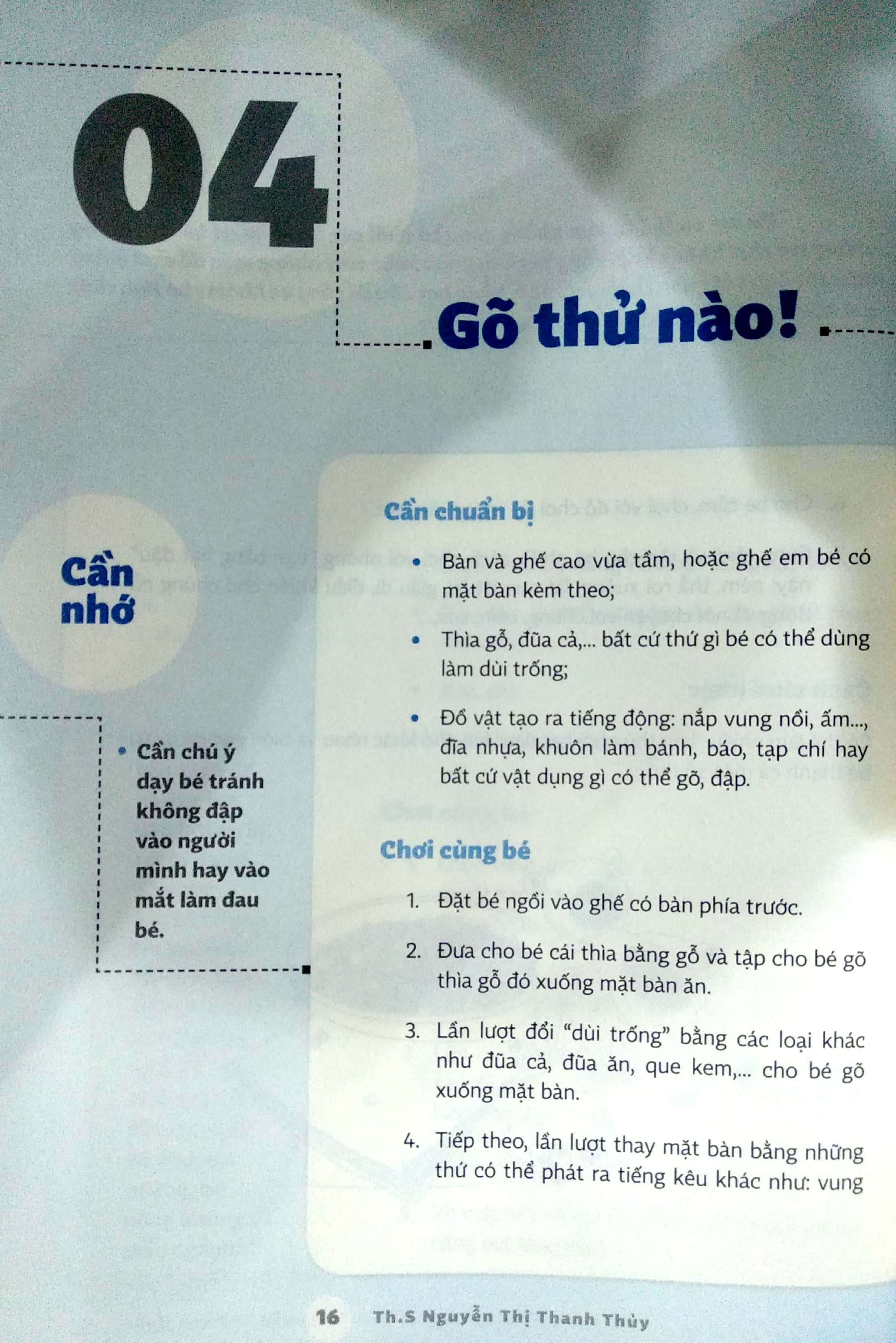 cùng bé lớn khôn: 30 trò chơi dành cho bé từ 06 đến 12 tháng tuổi - Ảnh 8