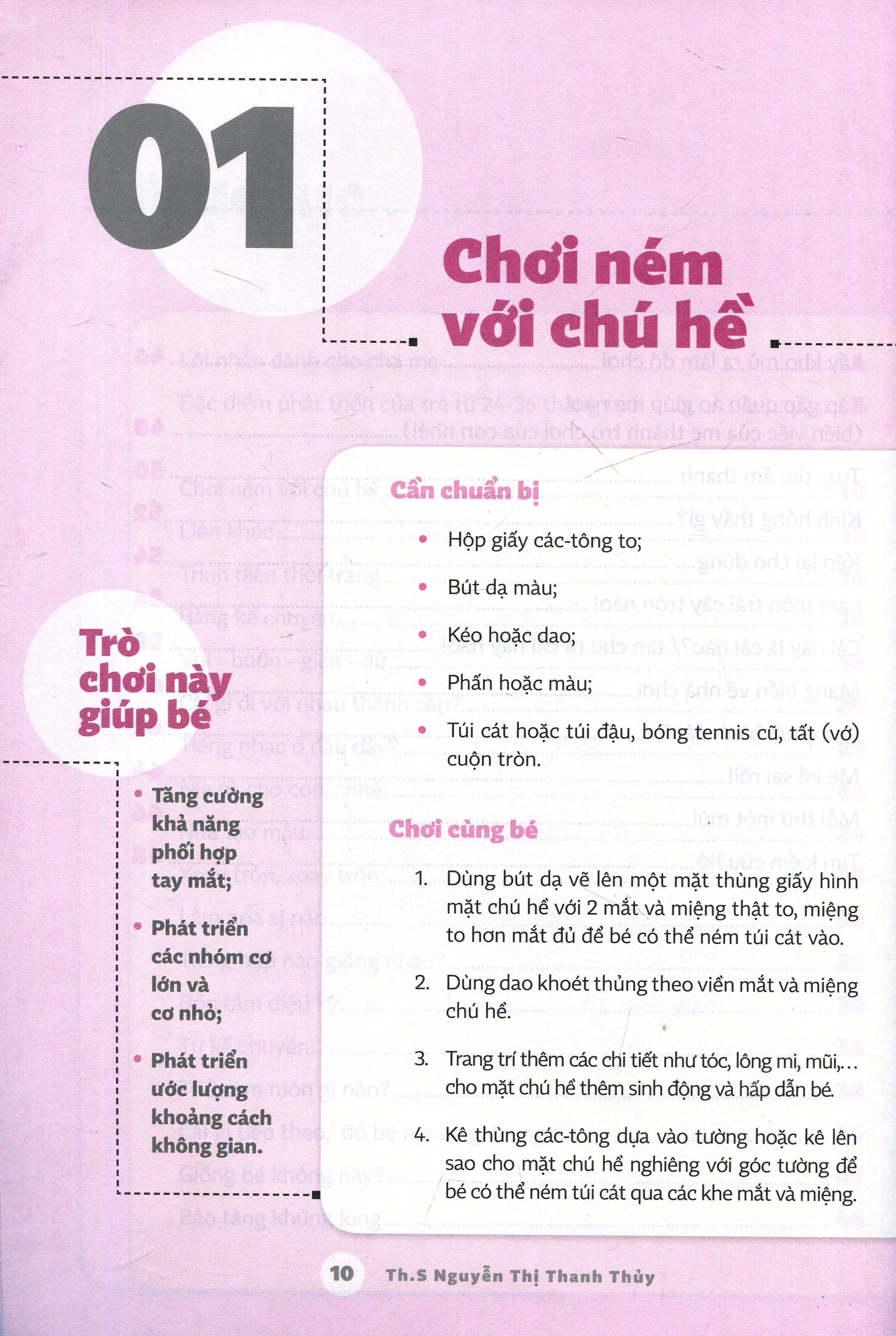 cùng bé lớn khôn - 30 trò chơi dành cho bé từ 24 đến 36 tháng tuổi - Ảnh 3