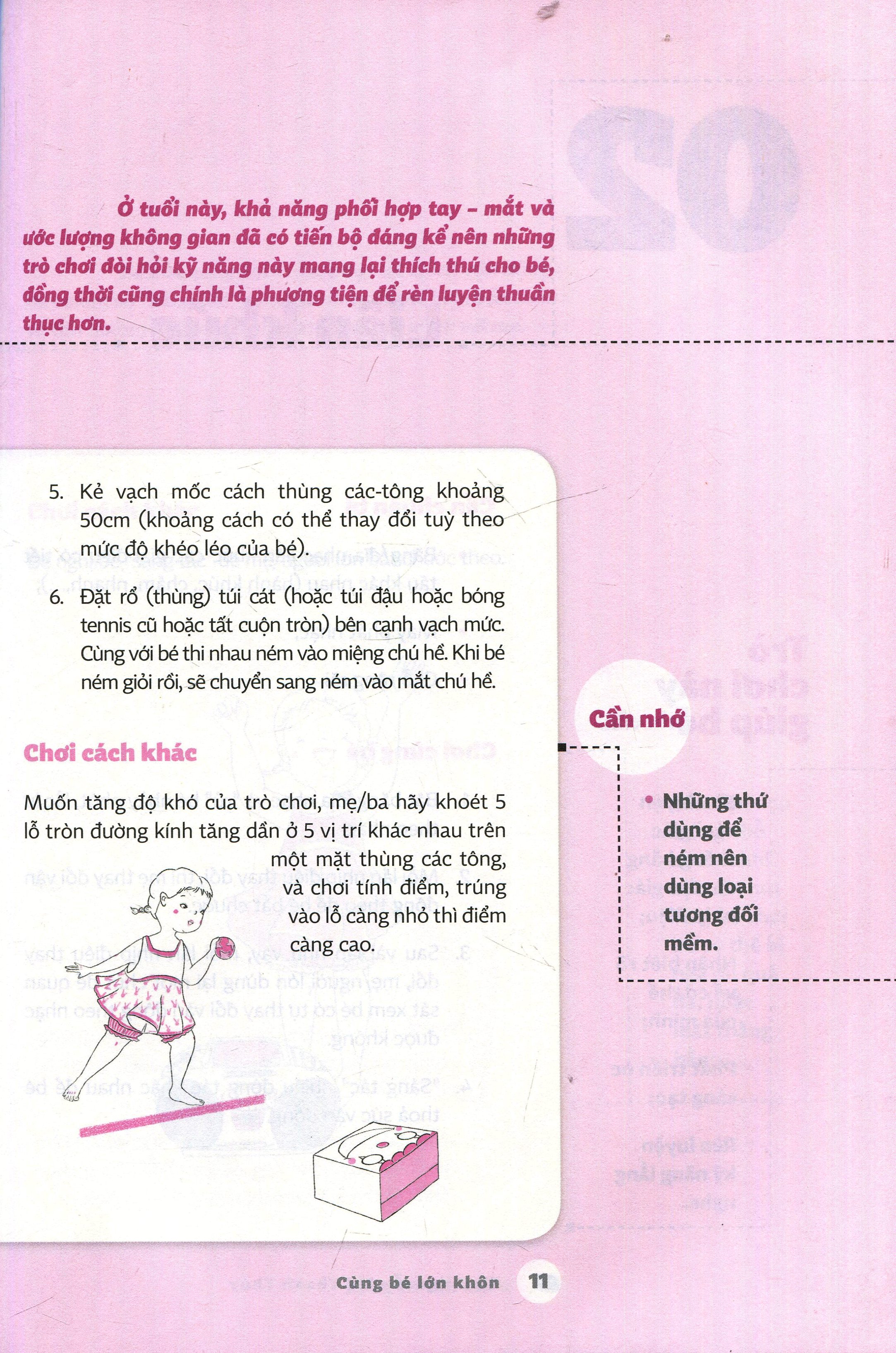 cùng bé lớn khôn - 30 trò chơi dành cho bé từ 24 đến 36 tháng tuổi - Ảnh 4