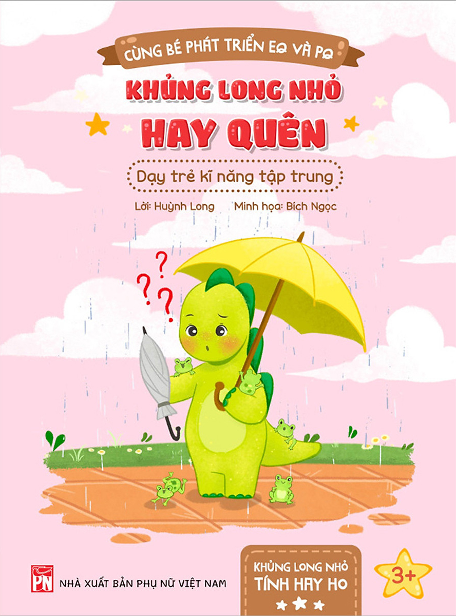 cùng bé phát triển eq và pq - khủng long nhỏ hay quên - dạy trẻ kĩ năng tập trung - Ảnh 2