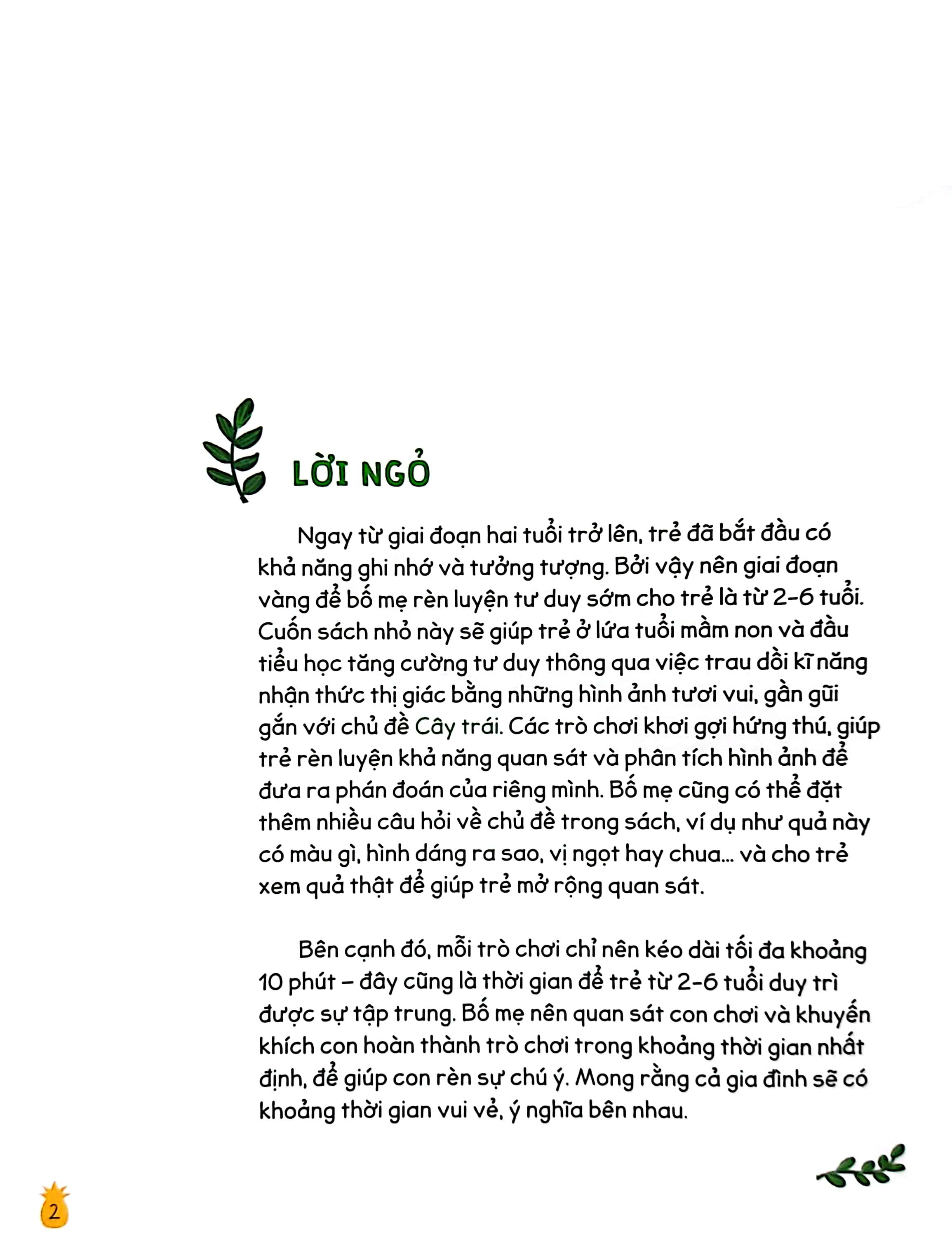 cùng bé rèn tư duy - chủ đề - cây trái - Ảnh 4