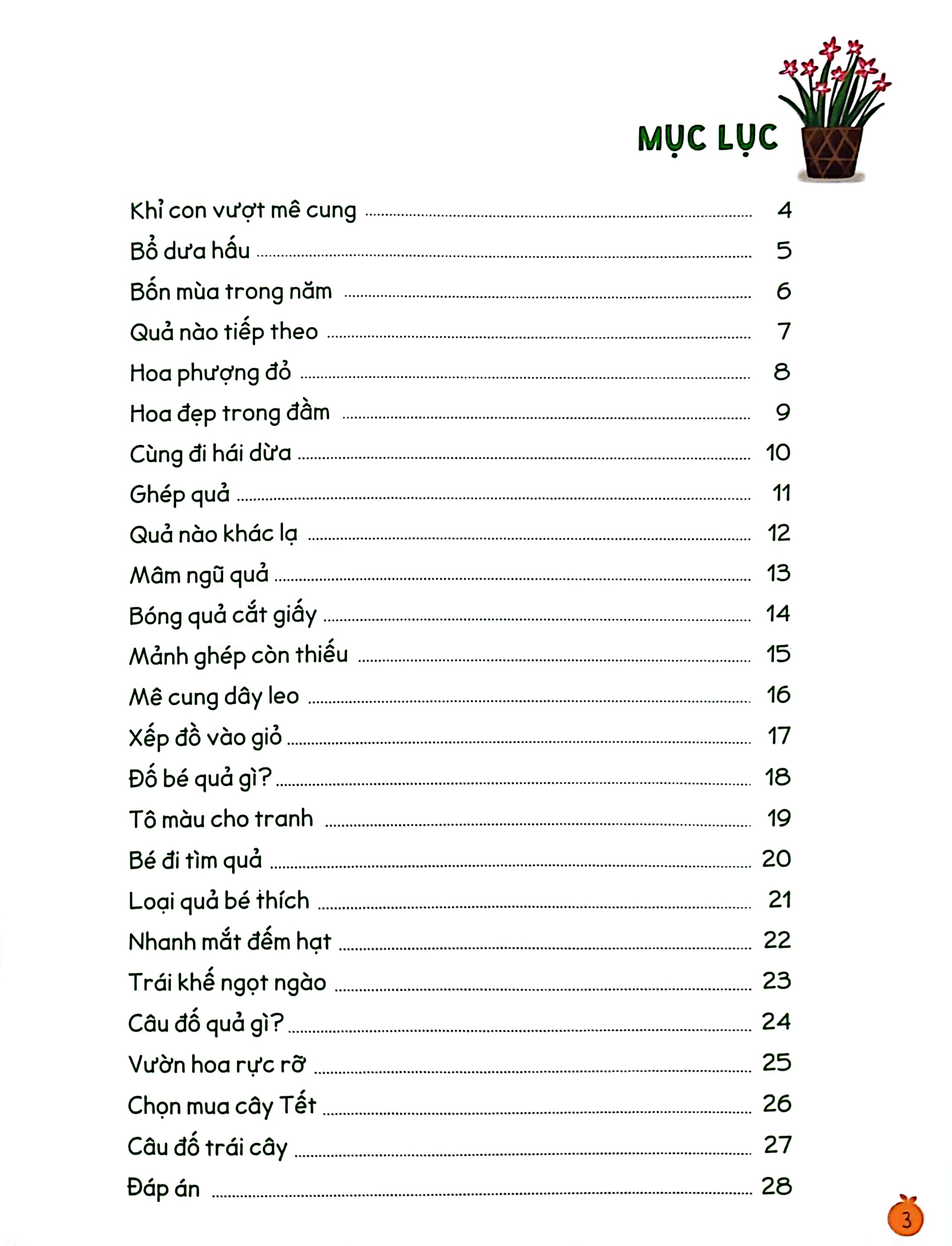 cùng bé rèn tư duy - chủ đề - cây trái - Ảnh 5