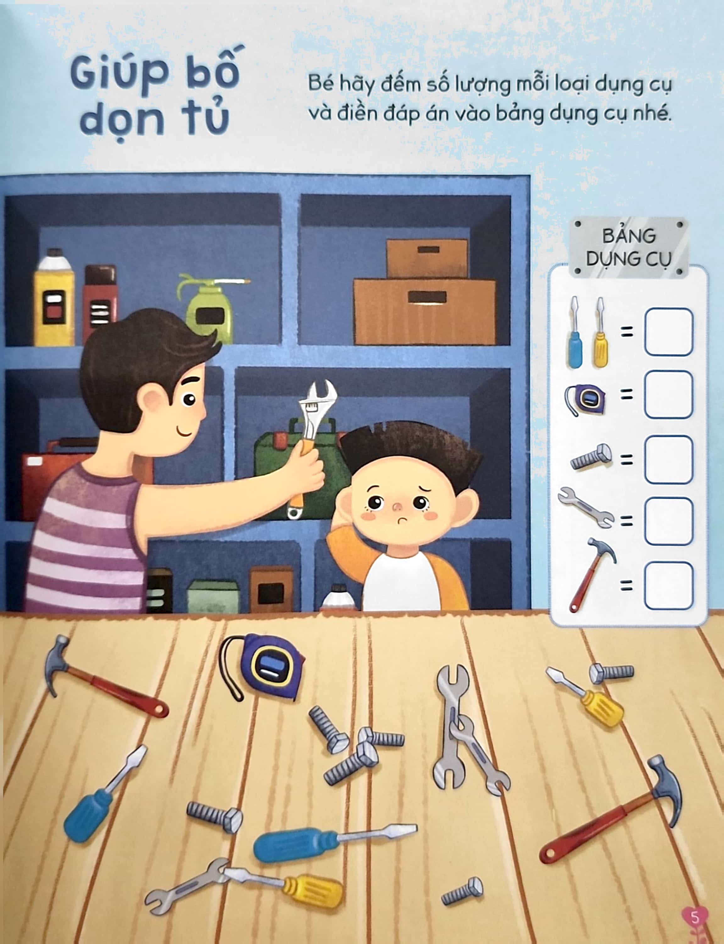 cùng bé rèn tư duy - chủ đề - gia đình - Ảnh 7