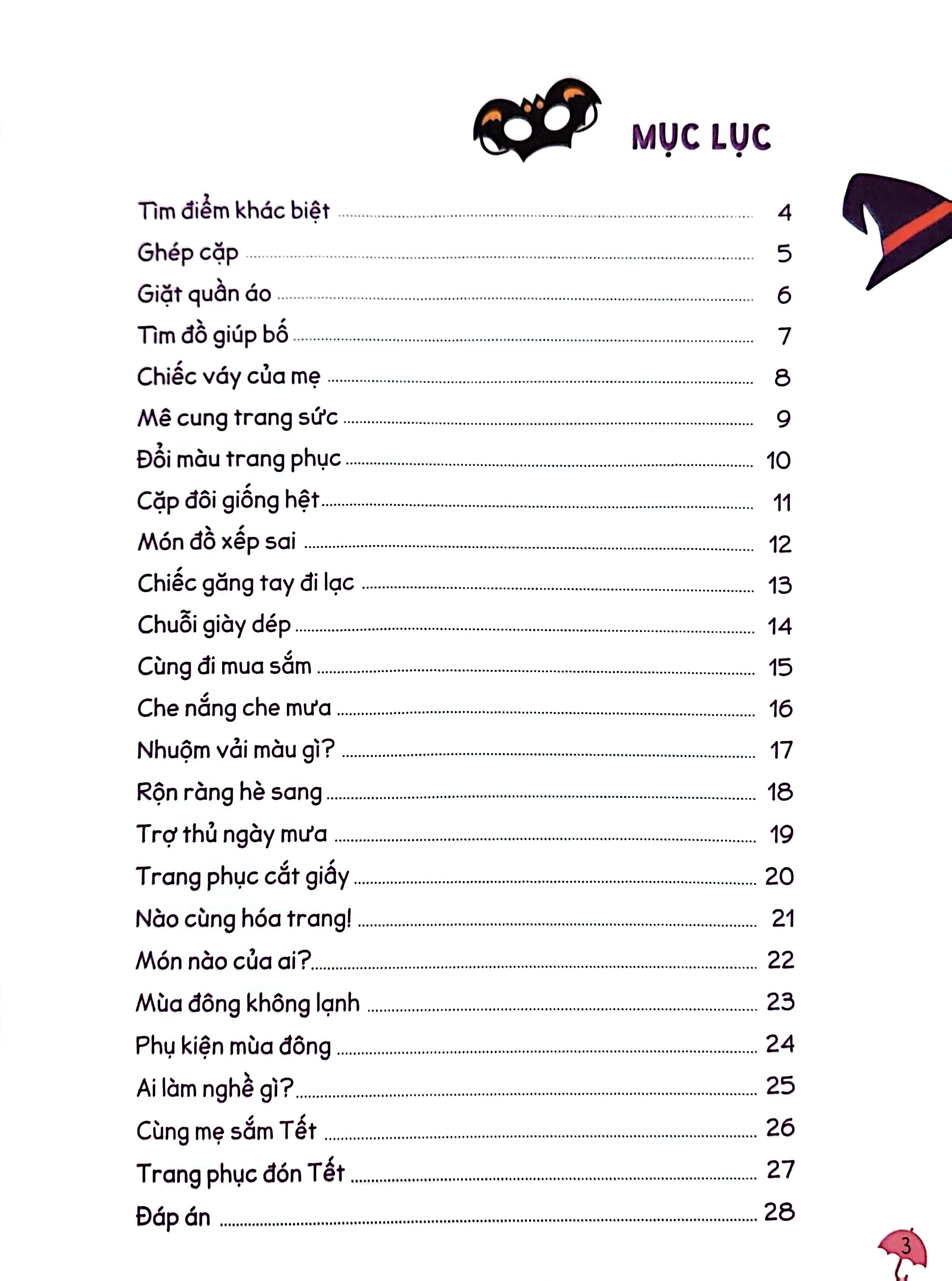 cùng bé rèn tư duy - chủ đề - trang phục - Ảnh 5