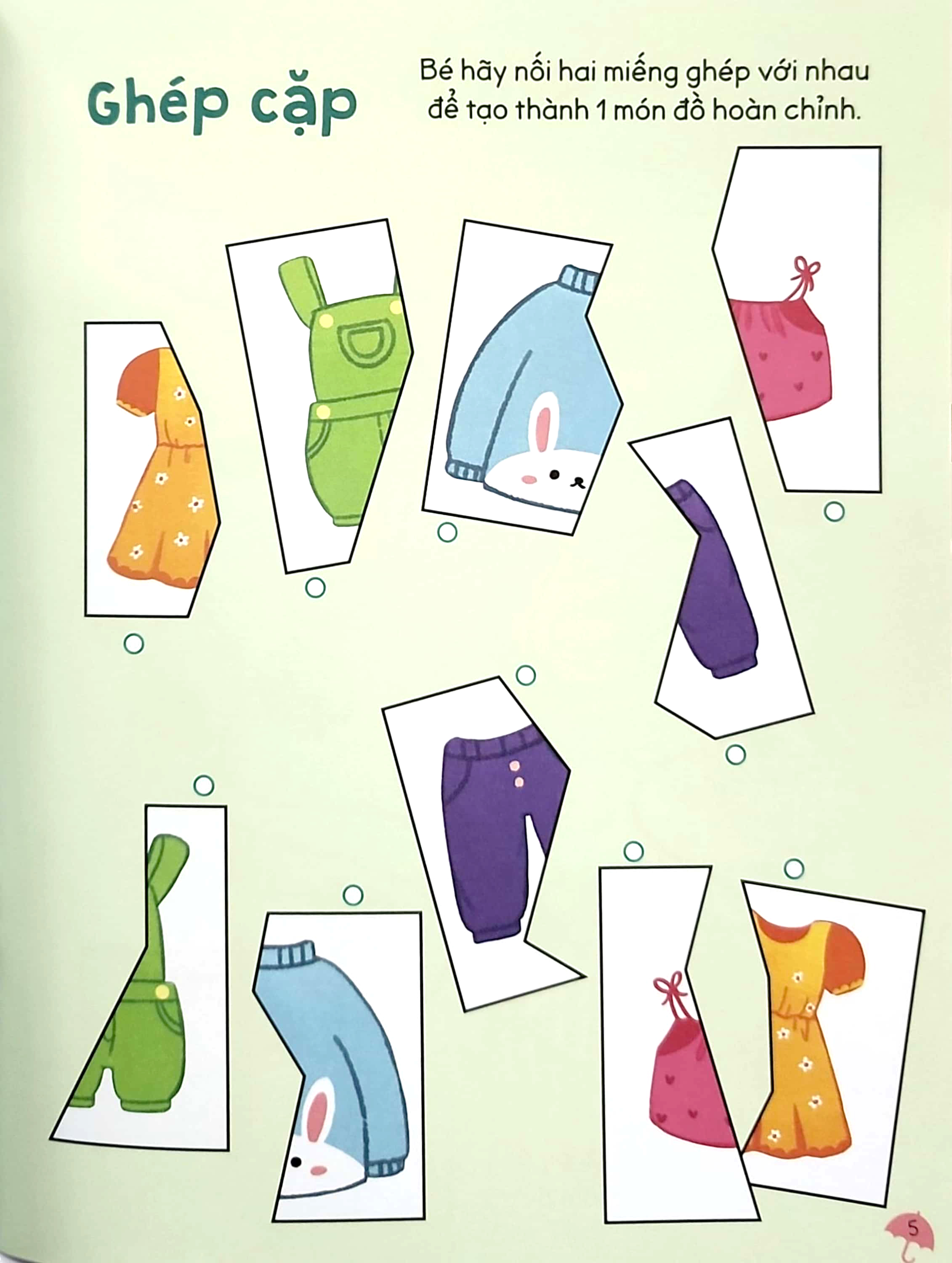 cùng bé rèn tư duy - chủ đề - trang phục - Ảnh 7
