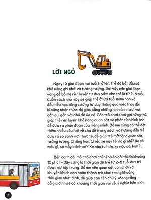 cùng bé rèn tư duy - chủ đề - xe cộ - Ảnh 4