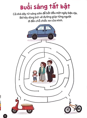 cùng bé rèn tư duy - chủ đề - xe cộ - Ảnh 6