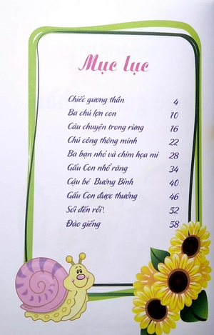 cùng bố mẹ đọc sách - bé nghĩ lời kết - chiếc gương thần - Ảnh 3