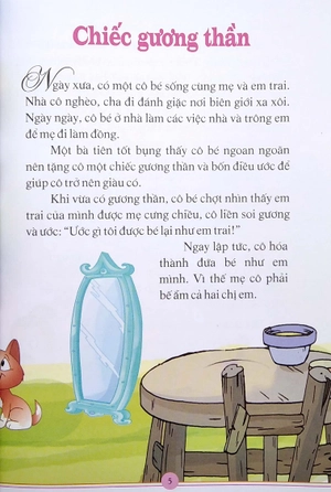 cùng bố mẹ đọc sách - bé nghĩ lời kết - chiếc gương thần - Ảnh 5