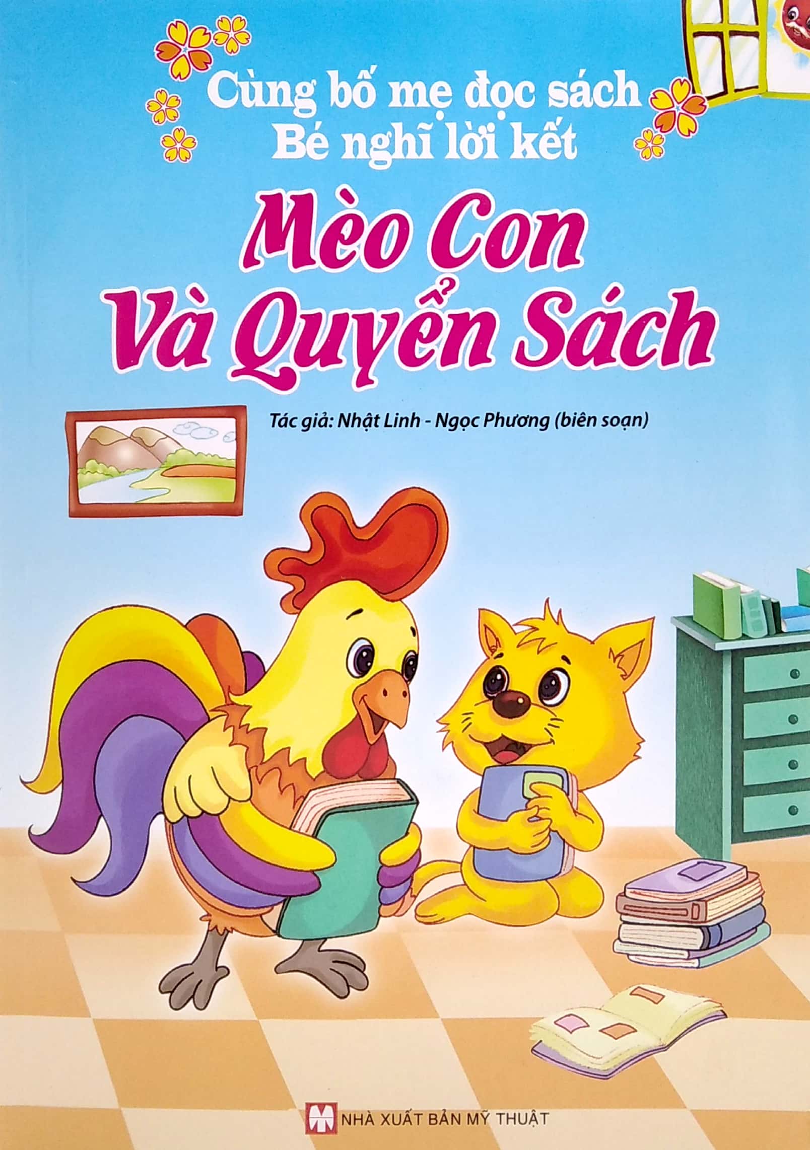 cùng bố mẹ đọc sách bé nghĩ lời kết - mèo con và quyển sách (tái bản 2021) - Ảnh 2
