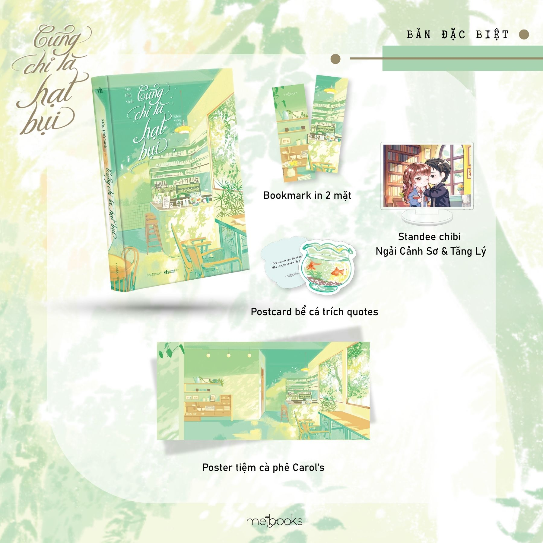 Cũng Chỉ Là Hạt Bụi - Bản Đặc Biệt - Tặng Kèm Bookmark + Postcard + Standee + Poster - Ảnh 2