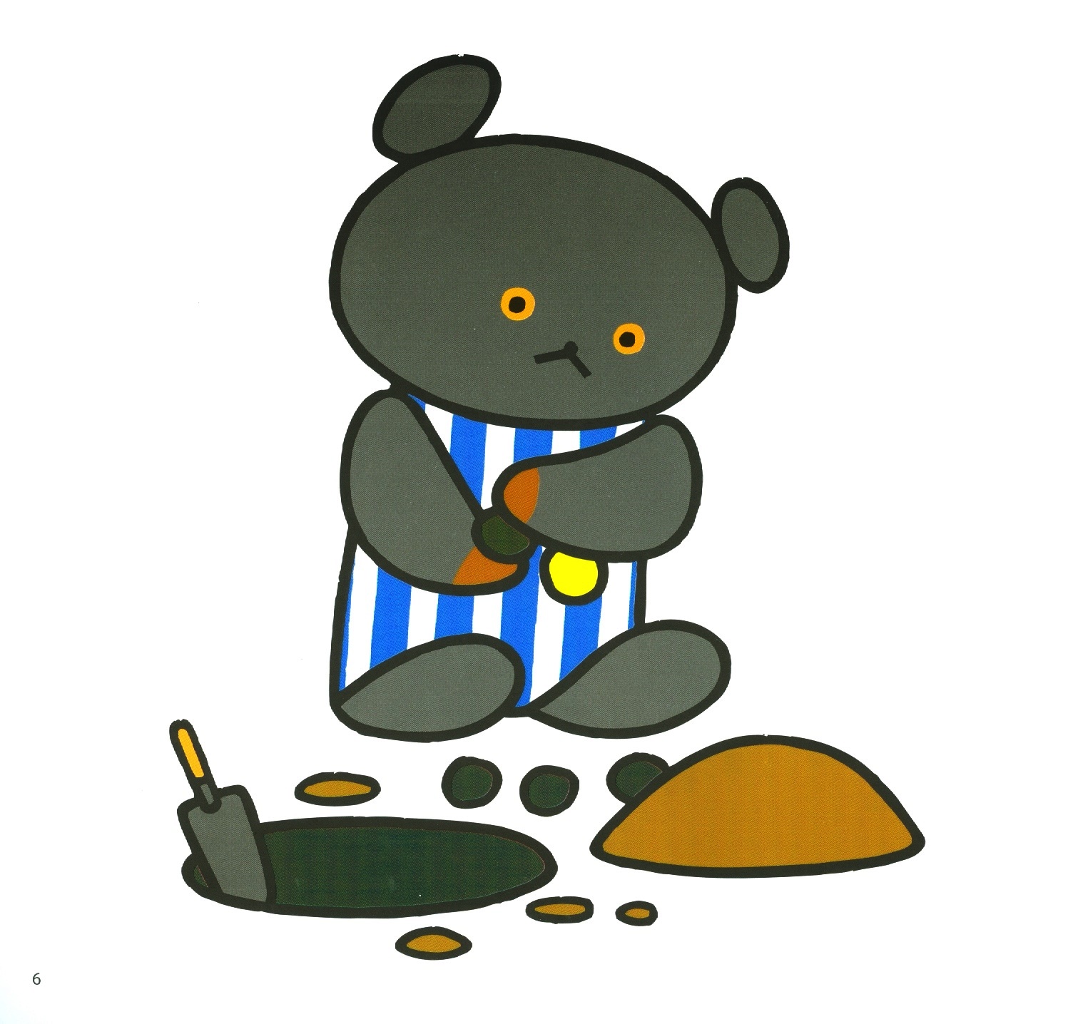 cùng chơi với gấu con - bạn gấu con nghịch bùn (0-3) - Ảnh 5