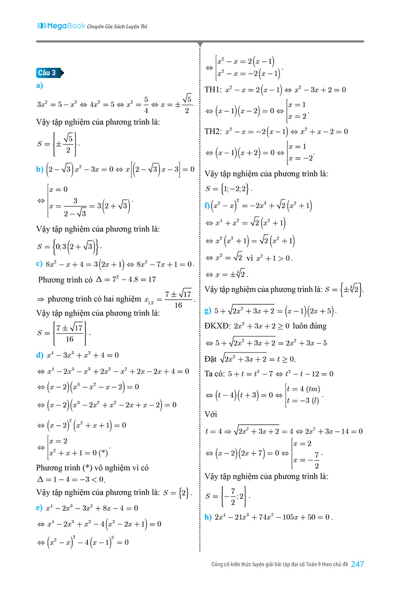củng cố kiến thức luyện giải bài tập đại số toán 9 - Ảnh 16