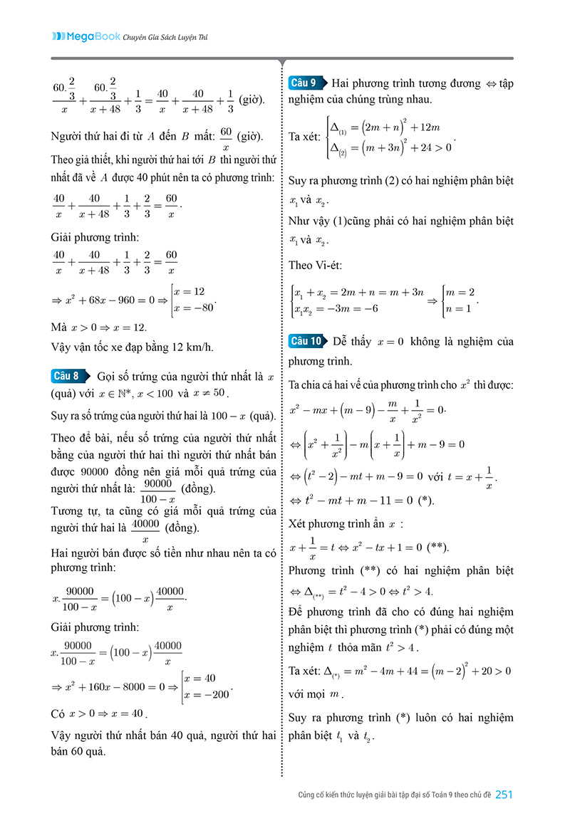 củng cố kiến thức luyện giải bài tập đại số toán 9 - Ảnh 19