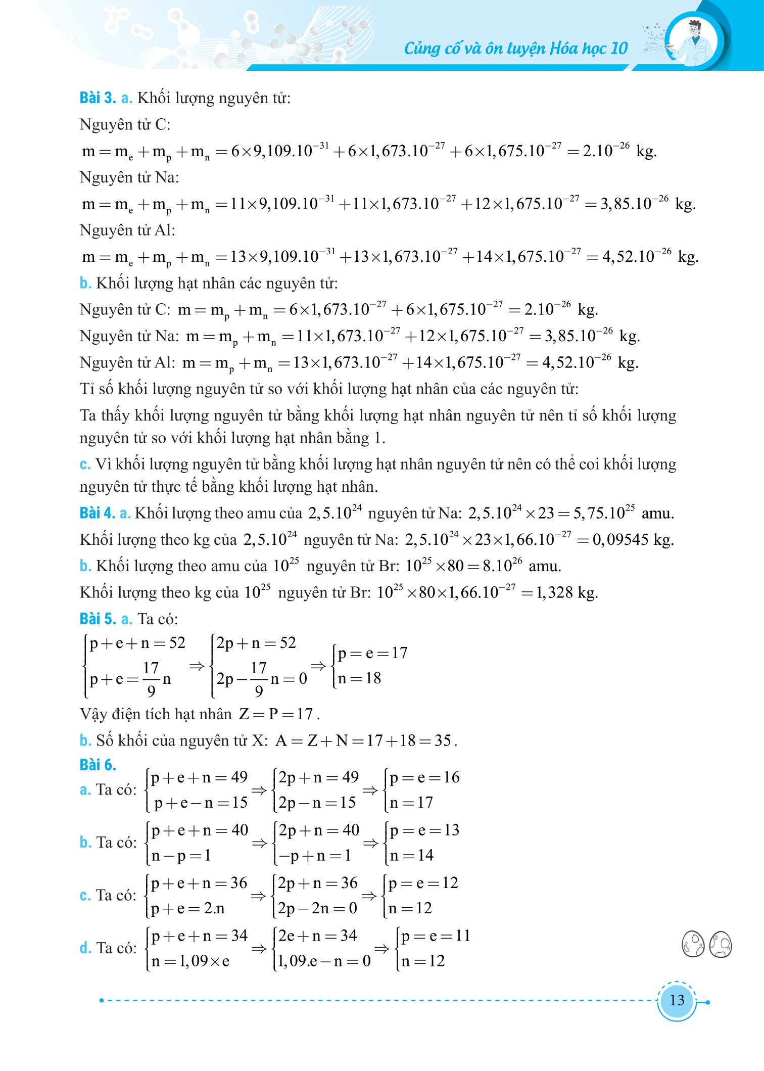 củng cố và ôn luyện hóa học 10 (theo chương trình sách giáo khoa mới nhất) - Ảnh 14