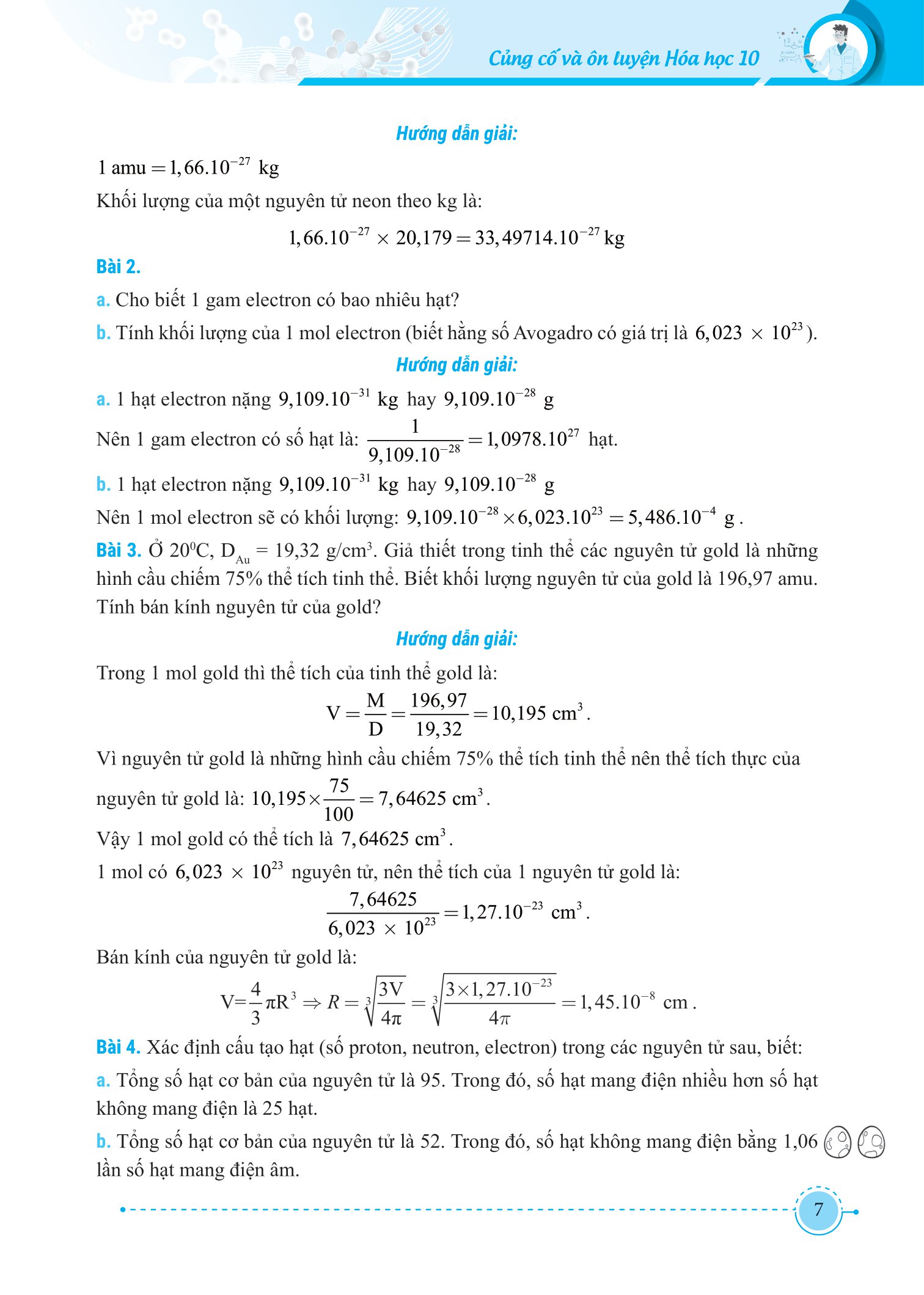 củng cố và ôn luyện hóa học 10 (theo chương trình sách giáo khoa mới nhất) - Ảnh 8