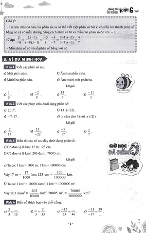củng cố và ôn luyện toán 6 - tập 2 - Ảnh 7