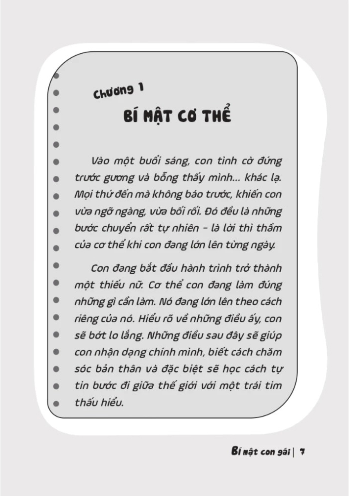Cùng Con Bước Qua Tuổi Dậy Thì - Bí Mật Con Gái - Ảnh 5