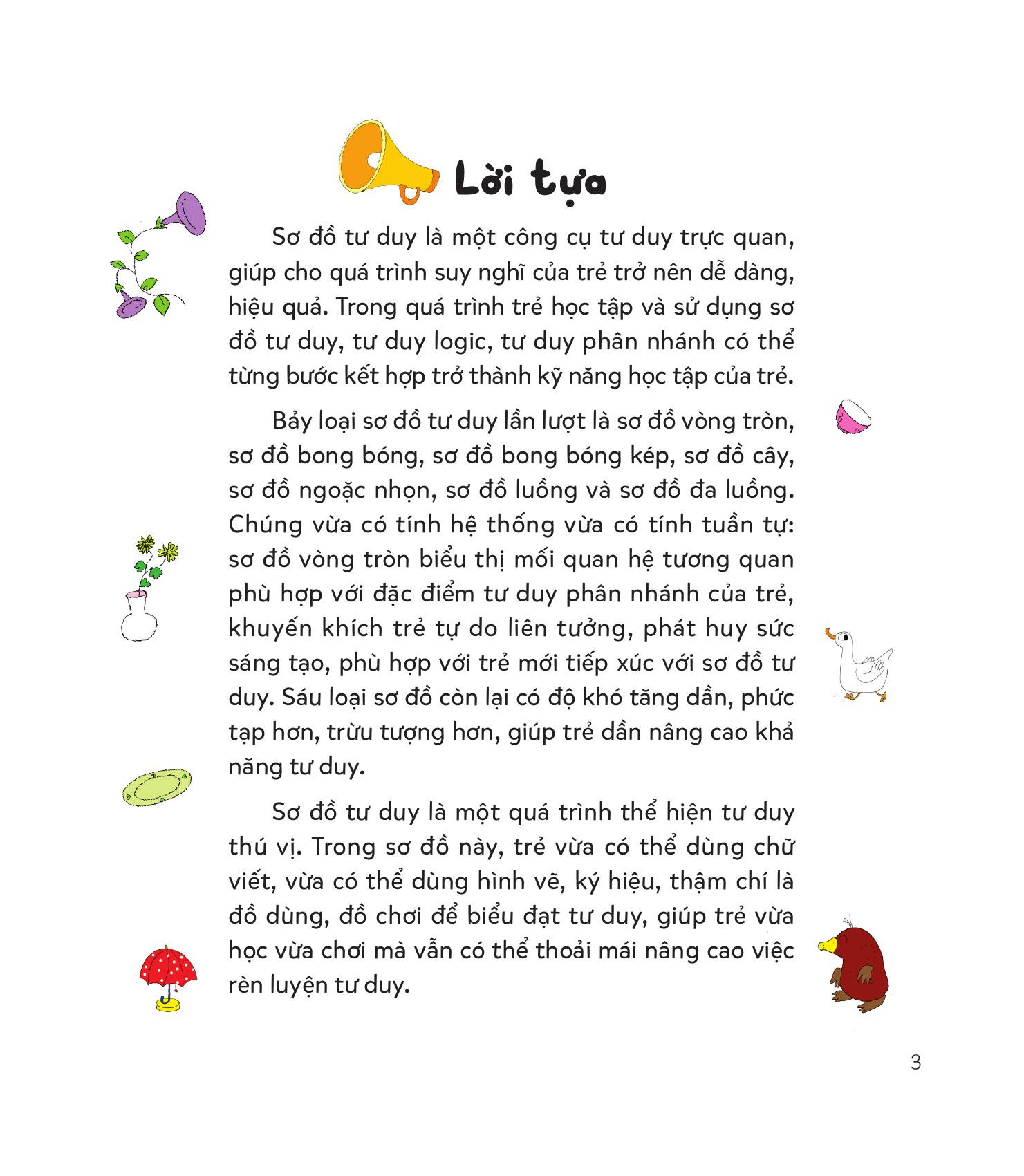 cùng con học hiểu sơ đồ tư duy, phát triển iq-eq - sơ đồ ngoặc nhọn - sơ đồ cây - Ảnh 5