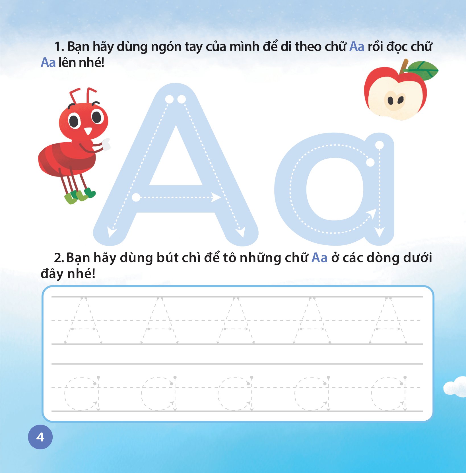 cùng con học ngữ âm tiếng anh qua 3 cấp độ - bảng chữ cái từ aa đến mm - Ảnh 5