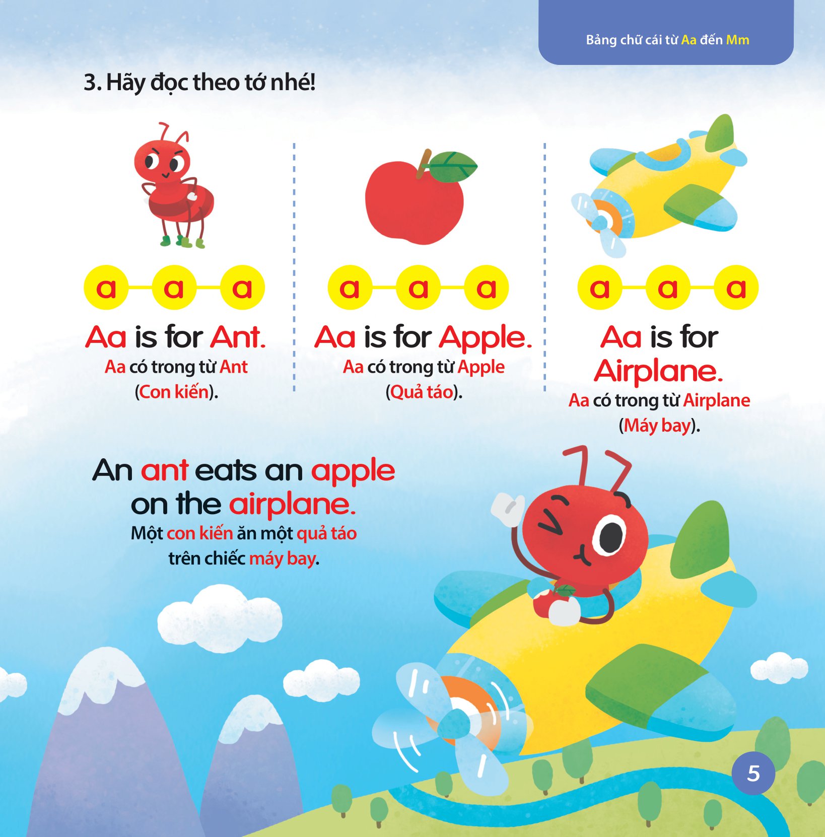cùng con học ngữ âm tiếng anh qua 3 cấp độ - bảng chữ cái từ aa đến mm - Ảnh 6