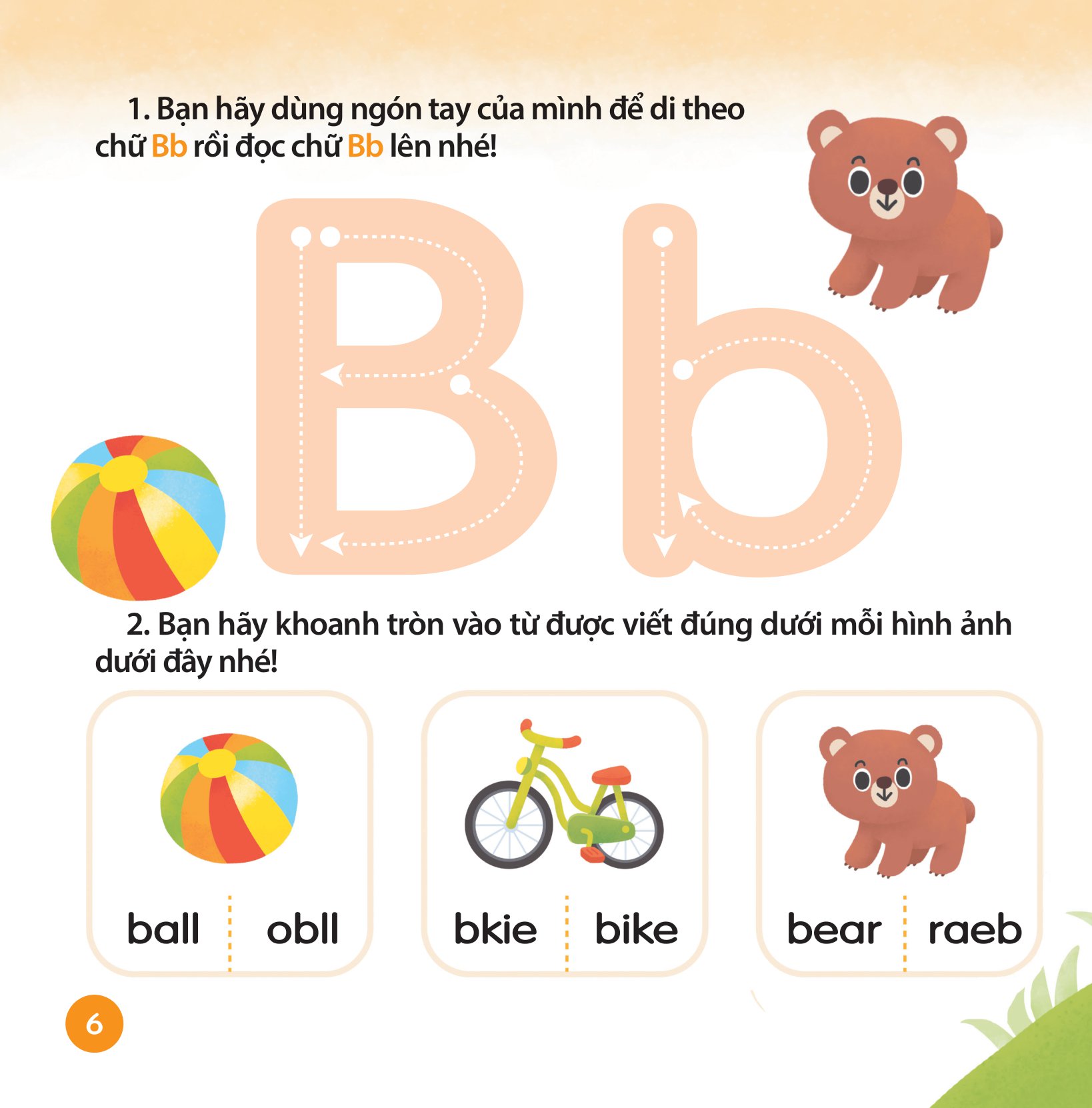 cùng con học ngữ âm tiếng anh qua 3 cấp độ - bảng chữ cái từ aa đến mm - Ảnh 7