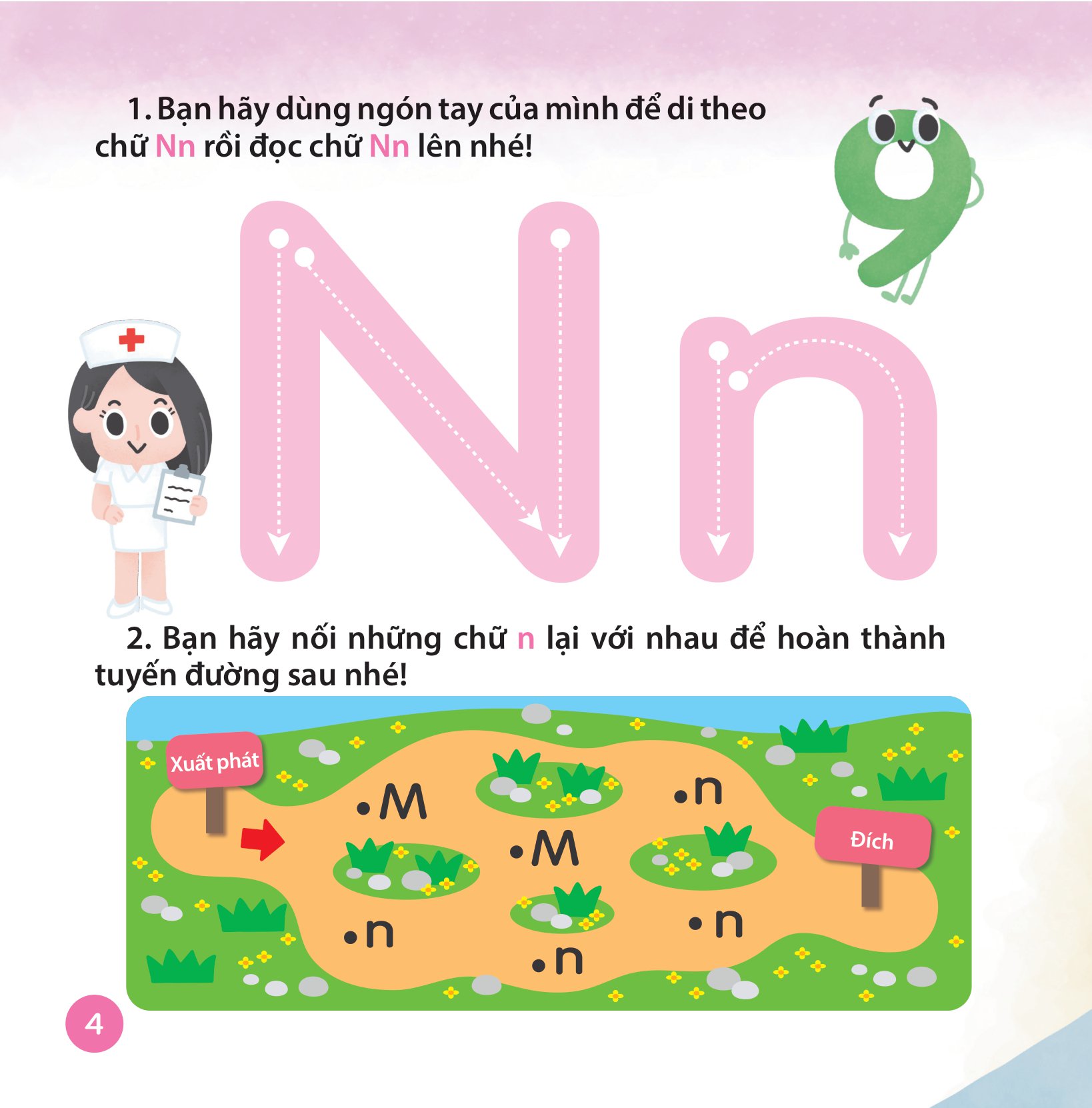 cùng con học ngữ âm tiếng anh qua 3 cấp độ - bảng chữ cái từ nn đến zz - Ảnh 5