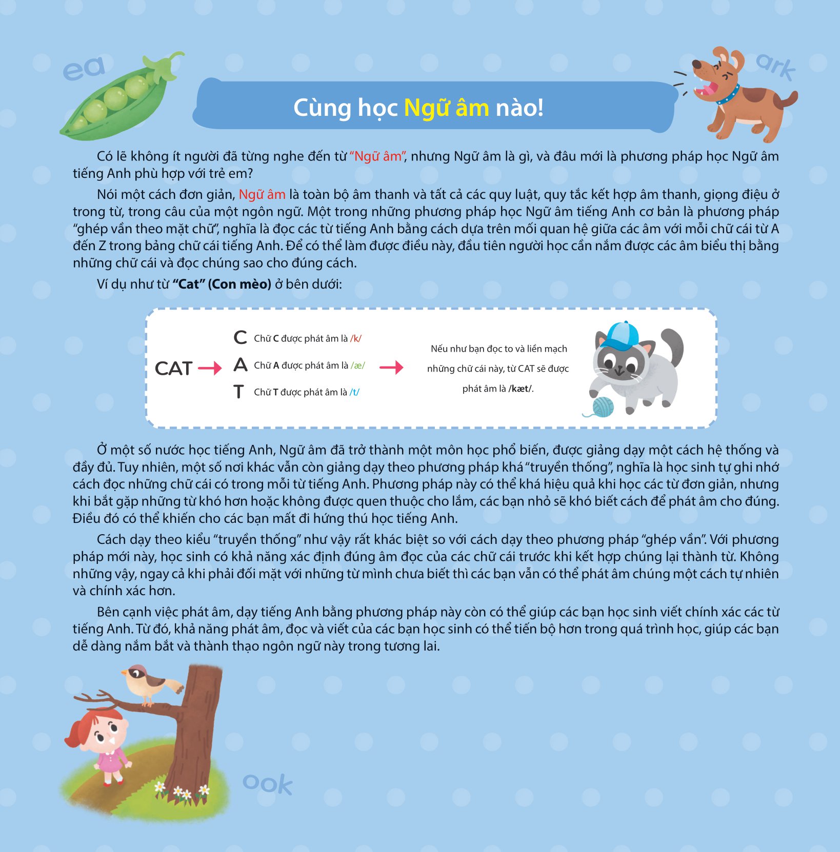 cùng con học ngữ âm tiếng anh qua 3 cấp độ - nguyên âm đôi - Ảnh 3