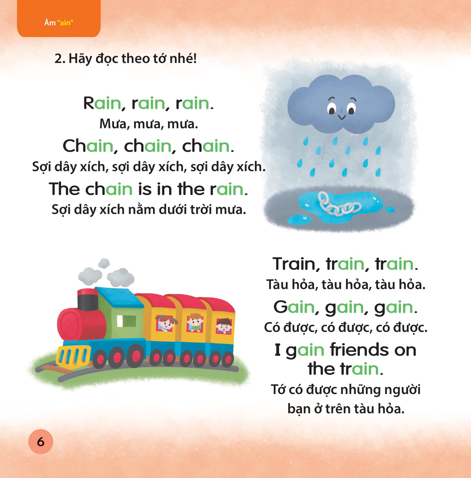 cùng con học ngữ âm tiếng anh qua 3 cấp độ - nguyên âm đôi - Ảnh 7