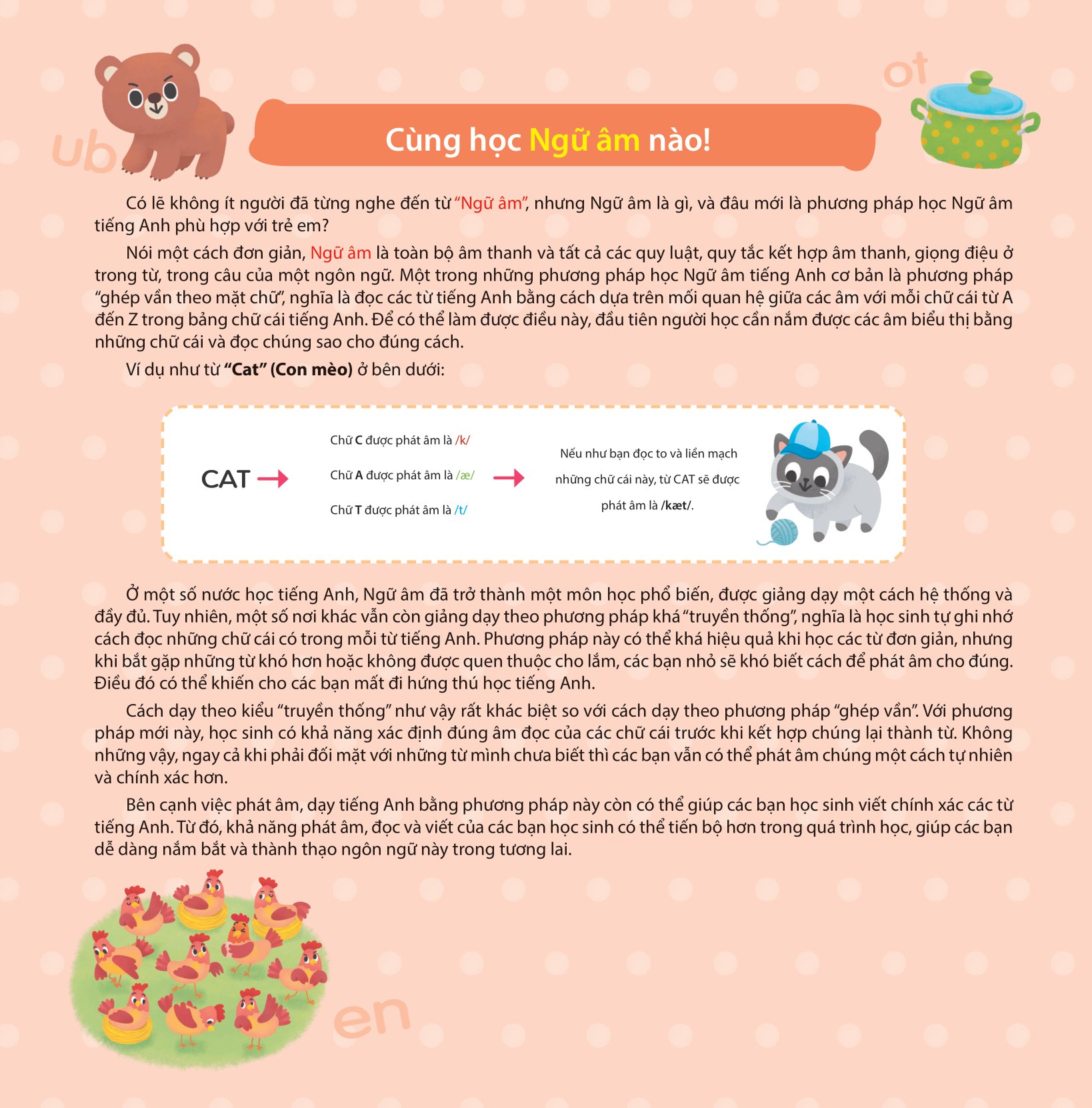 cùng con học ngữ âm tiếng anh qua 3 cấp độ - nguyên âm ngắn - Ảnh 3