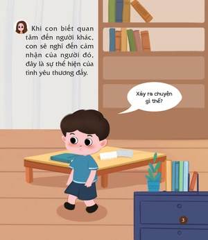 cùng con nuôi dưỡng cảm xúc tích cực - con biết quan tâm đến người khác - Ảnh 4