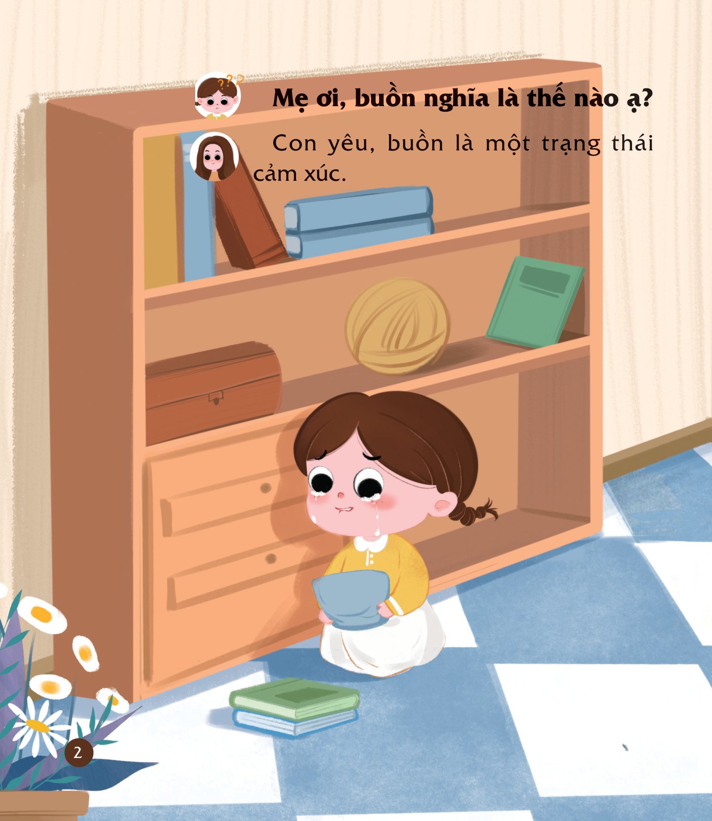 cùng con nuôi dưỡng cảm xúc tích cực - con không buồn bã - Ảnh 3